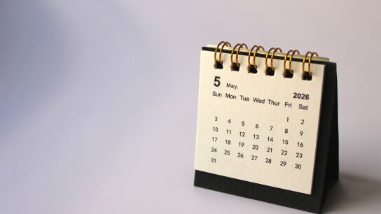 Calendario de Mayo 2026