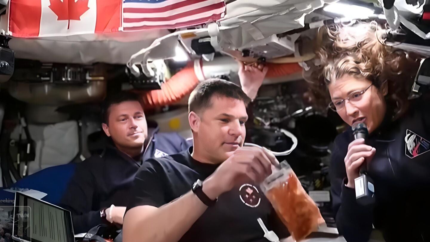 Captura de vídeo de la NASA