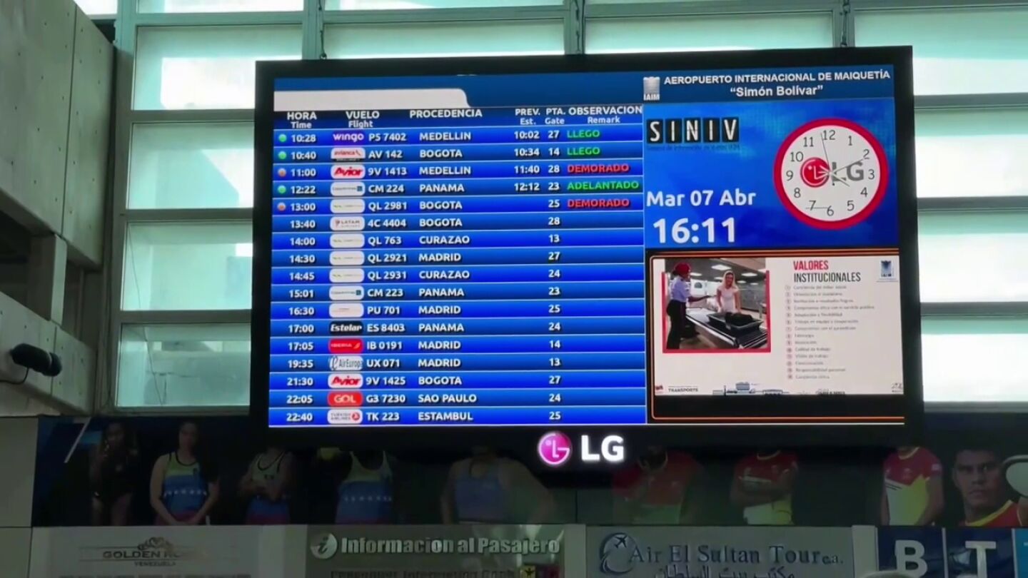 Iberia retoma sus vuelos directos entre Madrid y Caracas