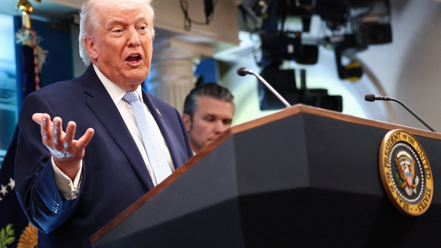 El presidente de Estados Unidos, Donald Trump, en una imagen de archivo El presidente de Estados Unidos, Donald Trump, en una imagen de archivo