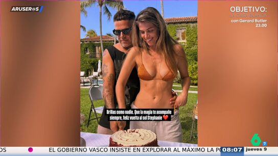 Alejandro Sanz publica una rom&aacute;ntica foto con Stephanie Cayo por su cumplea&ntilde;os: "Brillas como nadie"