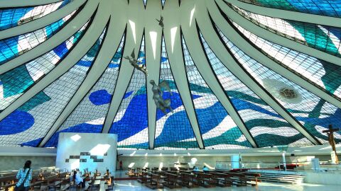 Interior de la Catedral de Brasilia