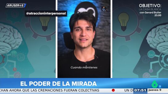   La reflexi&oacute;n de un experto sobre el poder de la mirada en la seducci&oacute;n: "No la esquives y crea intimidad real"