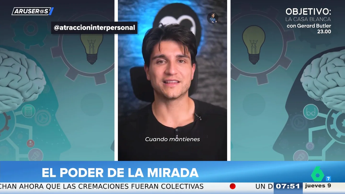 La reflexión de un experto sobre el poder de la mirada en la seducción: "No la esquives y crea intimidad real" La reflexión de un experto sobre el poder de la mirada en la seducción: "No la esquives y crea intimidad real"