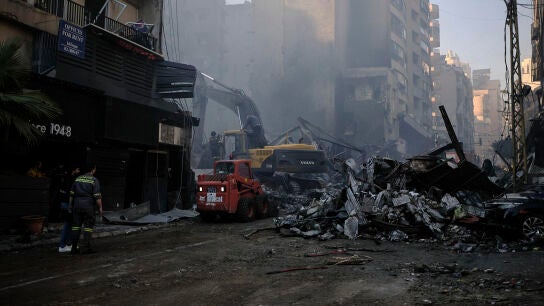 Imagen de archivo de uno de los m&uacute;ltiples bombardeos israel&iacute;es contra el L&iacute;bano.