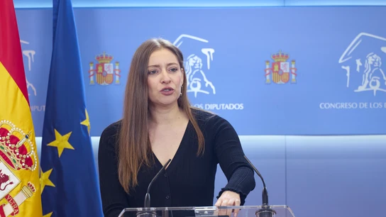 La portavoz del PP en el Congreso, Ester Muñoz, durante una rueda de prensa en el Congreso de los Diputados La portavoz del PP en el Congreso, Ester Muñoz, durante una rueda de prensa en el Congreso de los Diputados