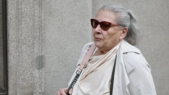 Carmen Pano a su llegada este jueves al Tribunal Supremo Carmen Pano a su llegada este jueves al Tribunal Supremo