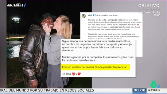 El error viral de Vinicius con el traductor al felicitar a su novia: "Eres un pedazo de mierda" El error viral de Vinicius con el traductor al felicitar a su novia: "Eres un pedazo de mierda"