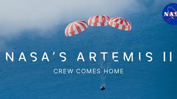 Regreso de los astronautas de Artemis II a la Tierra Regreso de los astronautas de Artemis II a la Tierra