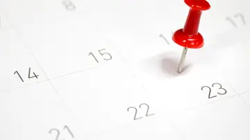 Calendario marcando el 23 de abril Calendario marcando el 23 de abril