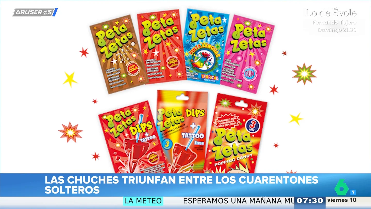 Los colaboradores de Aruser@s debaten sobre el nuevo vicio de los cuarentones solteros: las chuches Los colaboradores de Aruser@s debaten sobre el nuevo vicio de los cuarentones solteros: las chuches