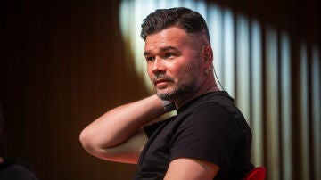 El portavoz de ERC en el Congreso de los Diputados, Gabriel Rufi&aacute;n durante el di&aacute;logo 'Qu&egrave; s'ha de fer?', en Barcelona