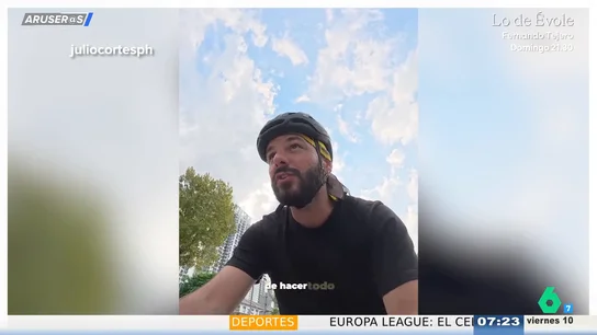 Julio, el joven español que da la vuelta al mundo en bici, avanza por Asia en su épica aventura Julio, el joven español que da la vuelta al mundo en bici, avanza por Asia en su épica aventura