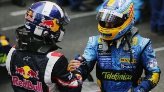 Fernando Alonso y David Coulthard 2006