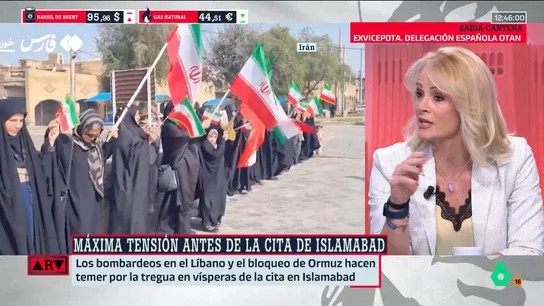 Zaida Cantera analiza la situación de la guerra: "Irán tiene el control de las negociaciones" Zaida Cantera analiza la situación de la guerra: "Irán tiene el control de las negociaciones"