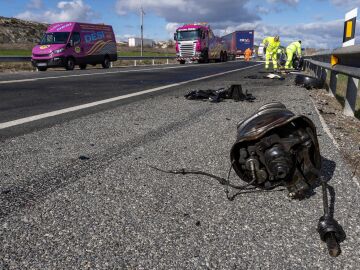EuropaPress_7411807_vehiculos_accidentados_carretera_a_1_abril_2026_quintanapalla_burgos