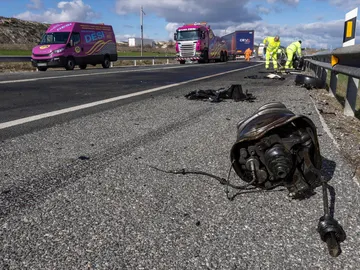 EuropaPress_7411807_vehiculos_accidentados_carretera_a_1_abril_2026_quintanapalla_burgos EuropaPress_7411807_vehiculos_accidentados_carretera_a_1_abril_2026_quintanapalla_burgos