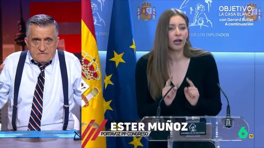 Wyoming carga contra Ester Muñoz: Si eres una patriota auténtica, ¿por qué dices esas cosas de un soldado español retenido?" Wyoming carga contra Ester Muñoz: Si eres una patriota auténtica, ¿por qué dices esas cosas de un soldado español retenido?"