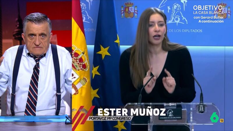 Wyoming carga contra Ester Mu&ntilde;oz: Si eres una patriota aut&eacute;ntica, &iquest;por qu&eacute; dices esas cosas de un soldado espa&ntilde;ol retenido?"