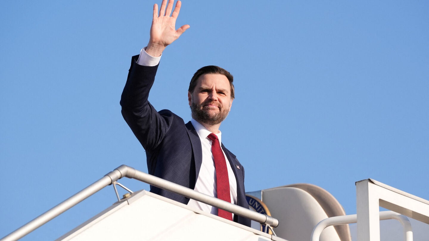 El vicepresidente de EEUU, JD Vance. 