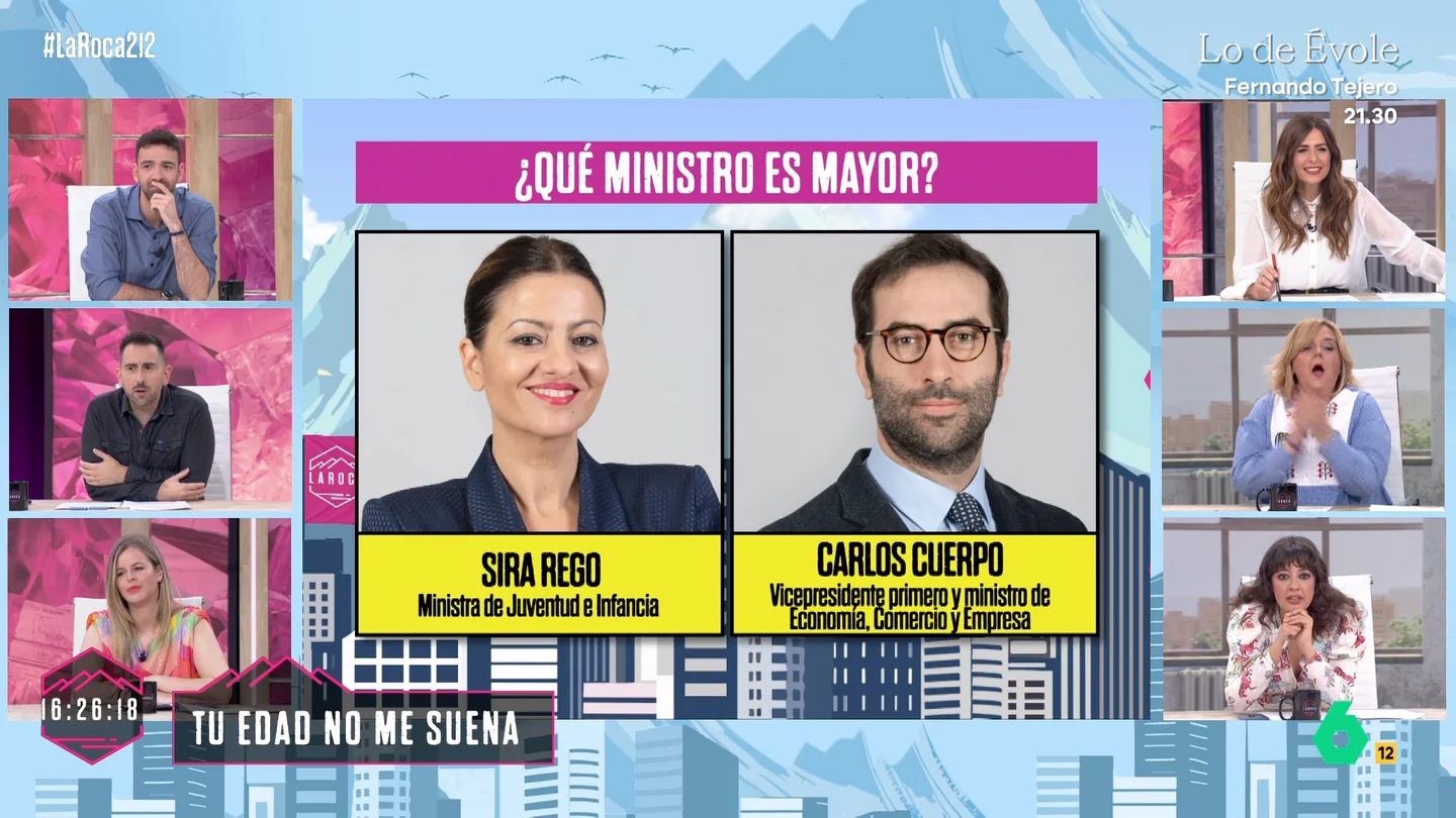 La reacción de Pilar Vidal al ver una imagen de Carlos Cuerpo La reacción de Pilar Vidal al ver una imagen de Carlos Cuerpo
