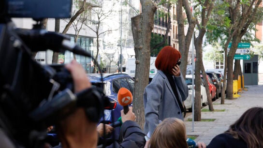 Patricia &Uacute;riz, exmujer del exasesor de &Aacute;balos, Koldo Garc&iacute;a a su llegada al Tribunal Supremo