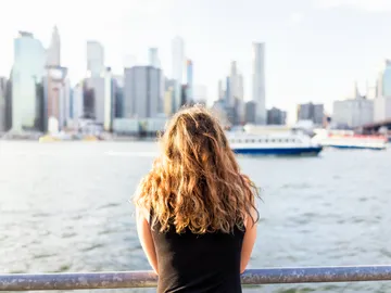 Chica joven en Nueva York Chica joven en Nueva York