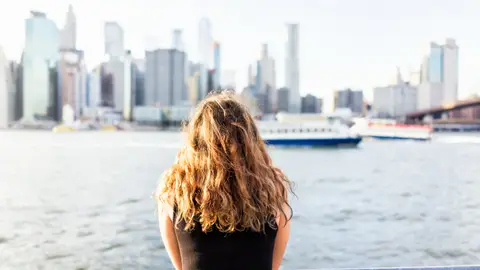 Chica joven en Nueva York Chica joven en Nueva York