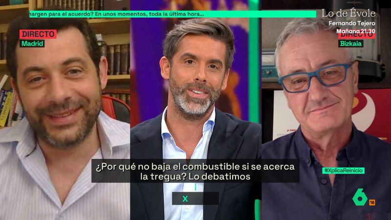  "Vaya horas": el experto energ&eacute;tico Carlos Cagigal se queja a Y&eacute;lamo por intervenir de madrugada en laSexta Xplica