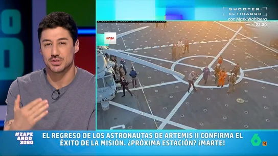 Francisco Cacho detalla los próximos pasos de las misiones Artemis: "El objetivo es llegar a Marte" La misión Artemis II es solo el principio. Como explica el meteorólogo de laSexta se van a llevar a cabo hasta 10 misiones Artemis que buscan, por un lado, construir una base en la luna y, por otro, llegar al planeta rojo.