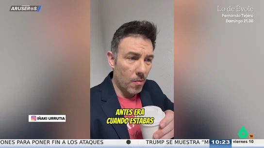 El 'zasca' de Iñaki Urrutia que desmonta el nuevo significado de "mamadísimo": "Tenéis una hostia" El 'zasca' de Iñaki Urrutia que desmonta el nuevo significado de "mamadísimo": "Tenéis una hostia"