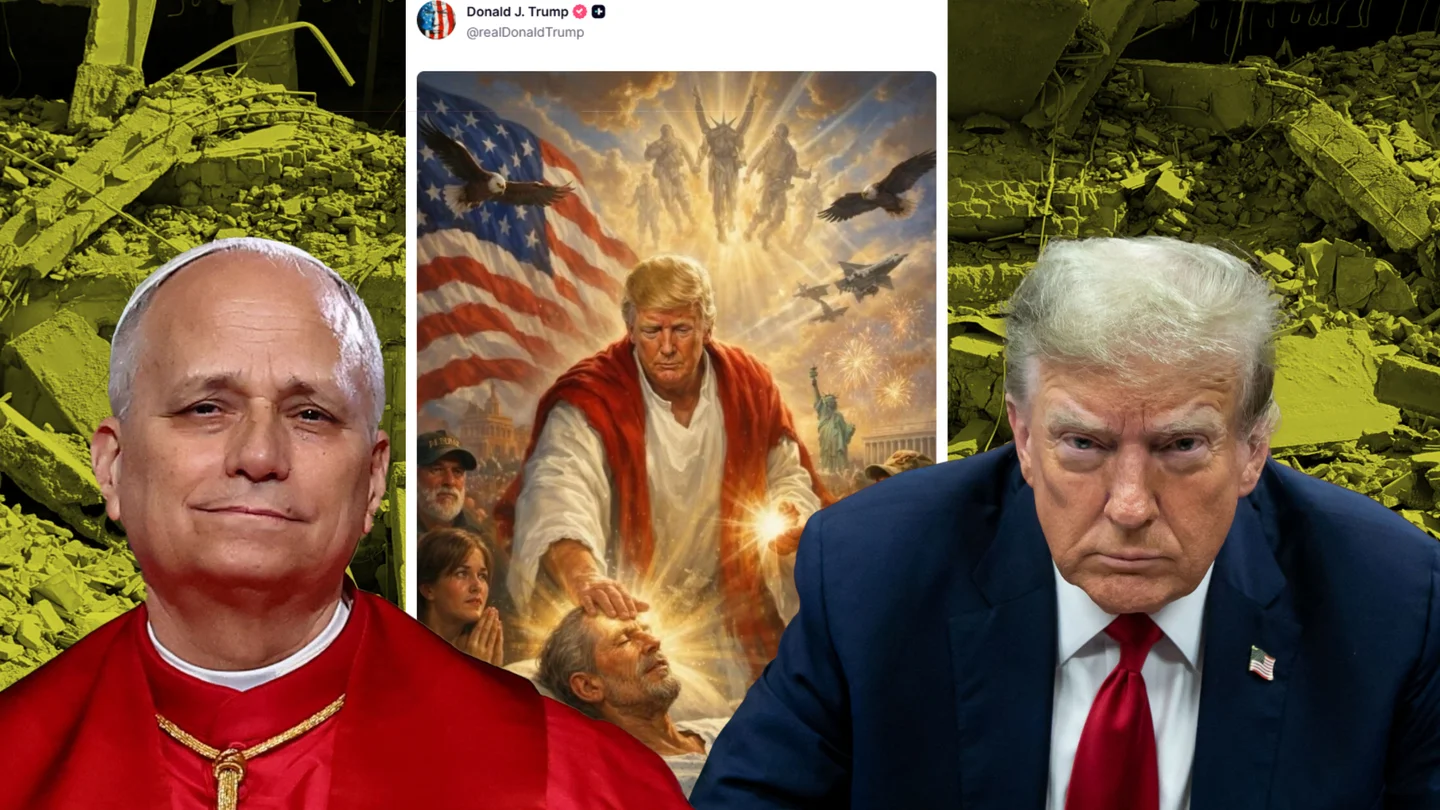 El papa León XIV y Donald Trump El papa León XIV y Donald Trump