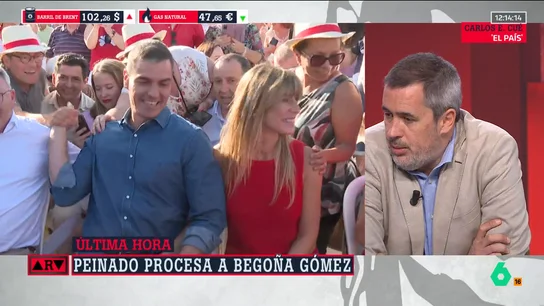 Carlos E. Cué reacciona al procesamiento de Begoña Gómez: "Se daba por hecho porque Peinado llevaba mucho tiempo buscando esto" Carlos E. Cué reacciona al procesamiento de Begoña Gómez: "Se daba por hecho porque Peinado llevaba mucho tiempo buscando esto"