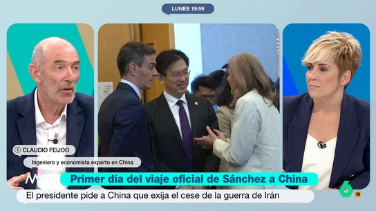 Claudio Feijoo, economista, sobre las relaciones comerciales entre España y China Claudio Feijoo, economista e ingeniero experto en China, considera que las visitas de Pedro Sánchez a este país es una estrategia "inteligente" y recuerda que tanto la UE, como 140 de 200 países en el mundo, tienen déficit comercial con el gigante asiático.