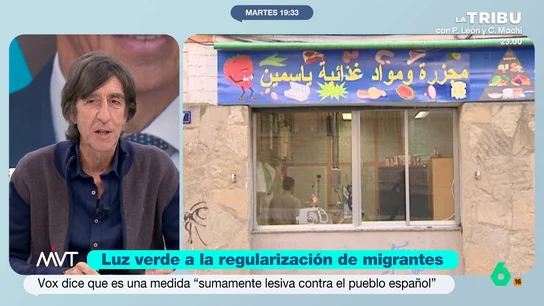 Benjamín Prado asegura que el PP está "solo y mal acompañado" en sus críticas a la regularización de migrante Benjamín Prado reacciona en este vídeo a las críticas de PP y Vox a la regularización de migrantes aprobada hoy en el Consejo de Ministros y asegura que Alberto Núñez Feijóo está "asumiendo y chupando las doctrinas xenófobas de la ultraderecha".