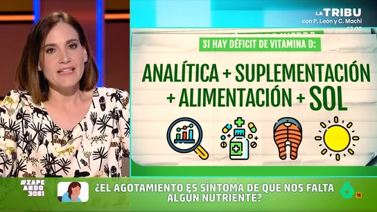 Sol, alimentación y suplementos: Boticaria García analiza las mejores formas para subir nuestros niveles de vitamina D El déficit de vitamina D es uno de los más habituales en España. El sol es la primera fuente de este nutriente que también encontramos en algunos alimentos. Si optamos por suplementos, Boticaria García cuenta en este vídeo cuál es el "combo ganador".