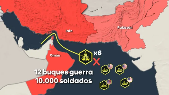 El ejército de EEUU ha bloqueado el paso de seis buques en Ormuz El ejército de EEUU ha bloqueado el paso de seis buques en Ormuz