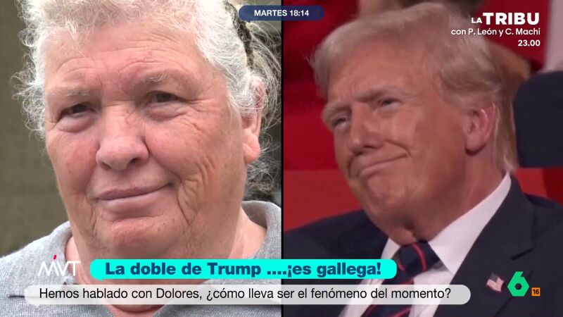 Dolores Leis, la doble gallega de Donald Trump: "Me parece mal porque est&aacute; matando gente y la econom&iacute;a est&aacute; bajando"