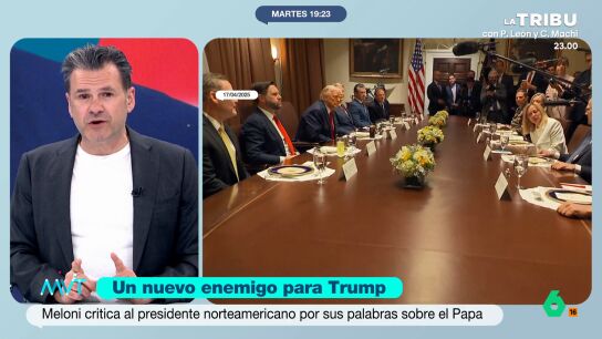 El presidente de Estados Unidos ha criticado las palabras de la presidenta italiana en defensa del papa Le&oacute;n XIV. Adem&aacute;s, tambi&eacute;n ha recordado que Meloni no apoy&oacute; su intervenci&oacute;n en Ir&aacute;n. 