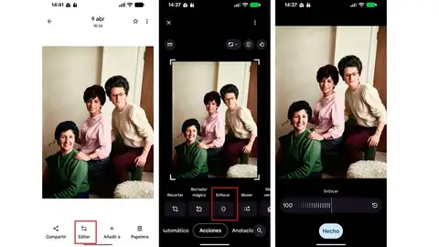 Enfocando imagenes antiguas Enfocando imagenes antiguas