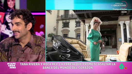 Juan Sanguino lo cuenta todo del nuevo romance entre Tana Rivera y Roca Rey: "Es el shippeo soñado para una revista" Las portadas de las revistas del corazón coinciden en esta semana al destacar la nueva pareja de moda, un romance de los de antes entre la aristócrata Tana Rivera, hija de Fran Rivera y Eugenia Martínez de Irujo, y el torero Roca Rey.