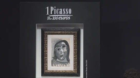La obra 'Tête de femme' de Pablo Picasso que un hombre ha ganado por 100 euros La obra 'Tête de femme' de Pablo Picasso que un hombre ha ganado por 100 euros