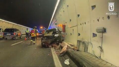 Accidente en la M-30 en el que dos conductores provocaron la muerte de un m&eacute;dico tras una carrera