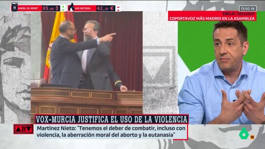 Emilio Delgado carga contra Vox: "Es un negocio que se han montado cuatro para vivir del cuento"