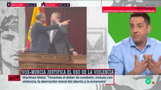 Emilio Delgado carga contra Vox: "Es un negocio que se han montado cuatro para vivir del cuento" Emilio Delgado carga contra Vox: "Es un negocio que se han montado cuatro para vivir del cuento"