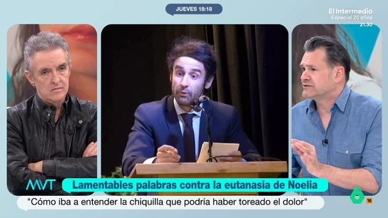 Ramoncín, sobre el discurso de un youtuber sobre la eutanasia de Noelia Castillo: "Deberían desaparecer los seguidores de su canal" El youtuber Antonini de Jiménez hizo referencia a la muerte de la joven afirmando que si, por ejemplo, hubiera ido a una corrida de toros habría sido capaz de torear su dolor.