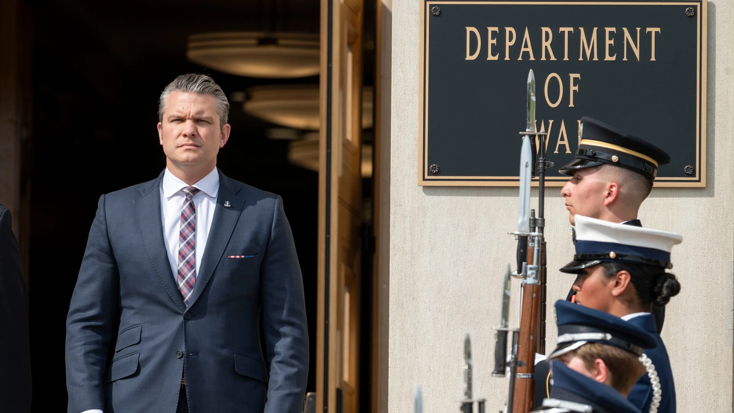 El secretario de Defensa de EEUU, Pete Hegseth El secretario de Defensa de EEUU, Pete Hegseth