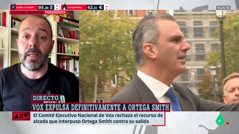 Maestre, sobre Ortega Smith: "Ha visto c&oacute;mo funciona el autoritarismo que &eacute;l quiere para la sociedad"