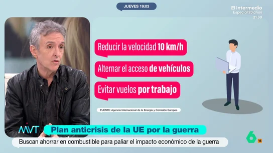 Ramoncín, sobre las medidas anticrisis por la guerra: "Al final siempre pagan los mismos y hay unos que siguen haciéndose ricos" Mientras la Unión Europea plantea medidas para combatir la crisis, entre ellas imponer un día de teletrabajo a la semana, Ramoncín habla sobre el aumento de las desigualdades y defiende medidas que "suenan a marxismo".