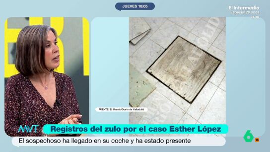 Bea de Vicente, sobre el registro del zulo de la casa de Traspinedo